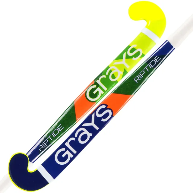 grays-riptide-bastone-hockey-su-prato-ultrabow-giallo-blu image 1