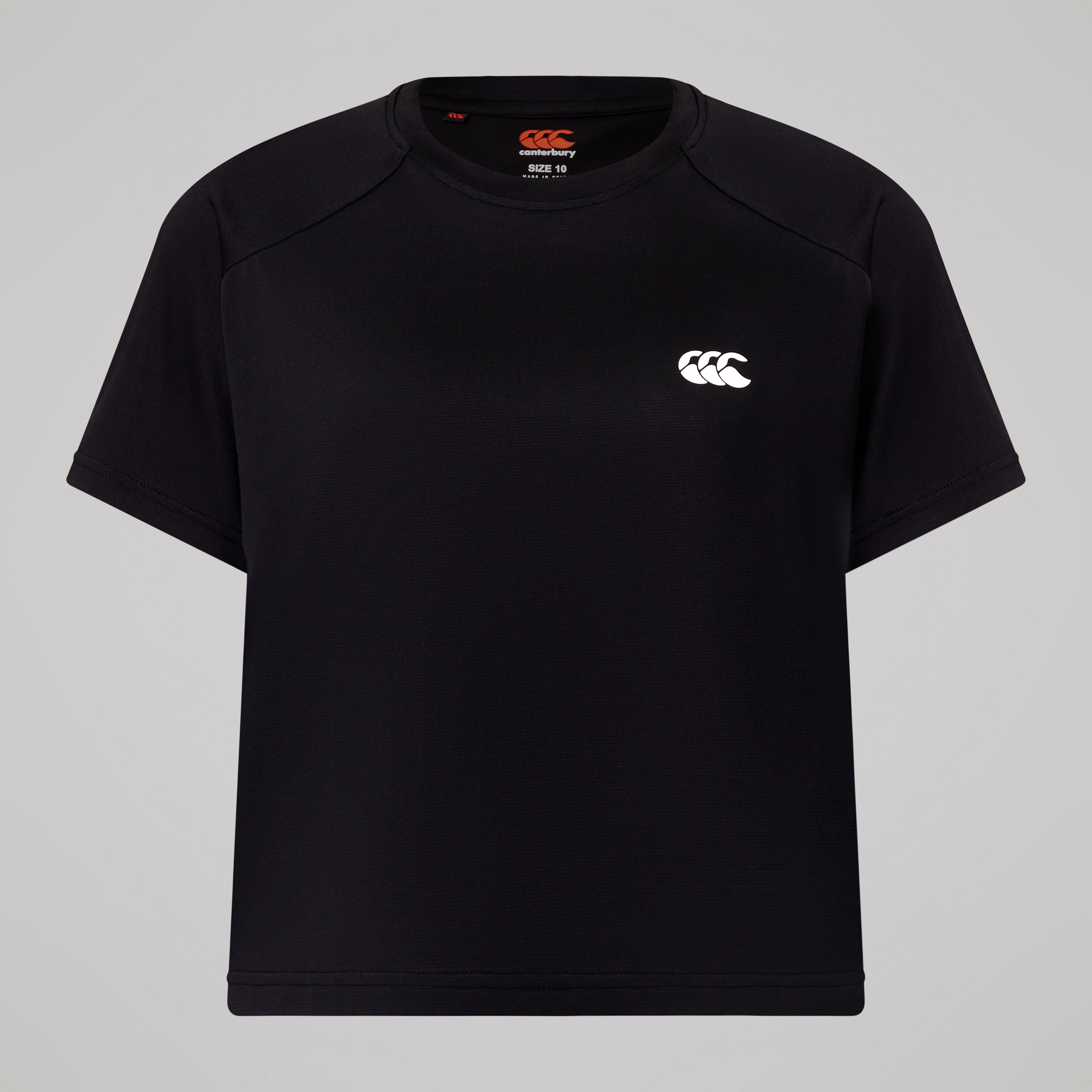 canterbury-tempo-t-shirt-crop-donna-nera image 1