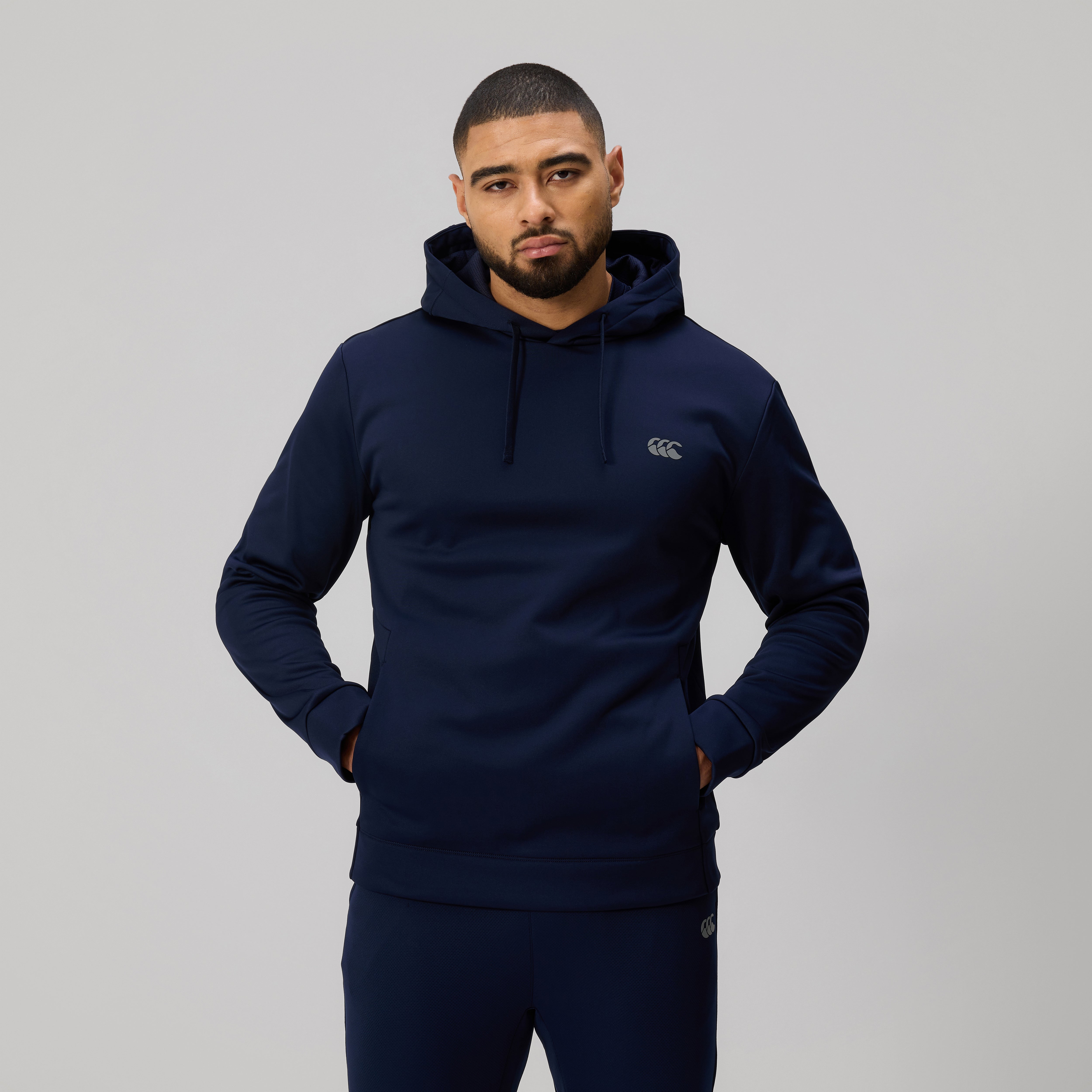 canterbury-tempo-felpa-con-cappuccio-training-uomo-blu-navy image 3