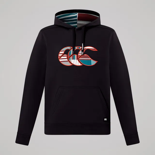 canterbury-uglies-logo-hoodie-uomo-nero-felpa-con-cappuccio image 1