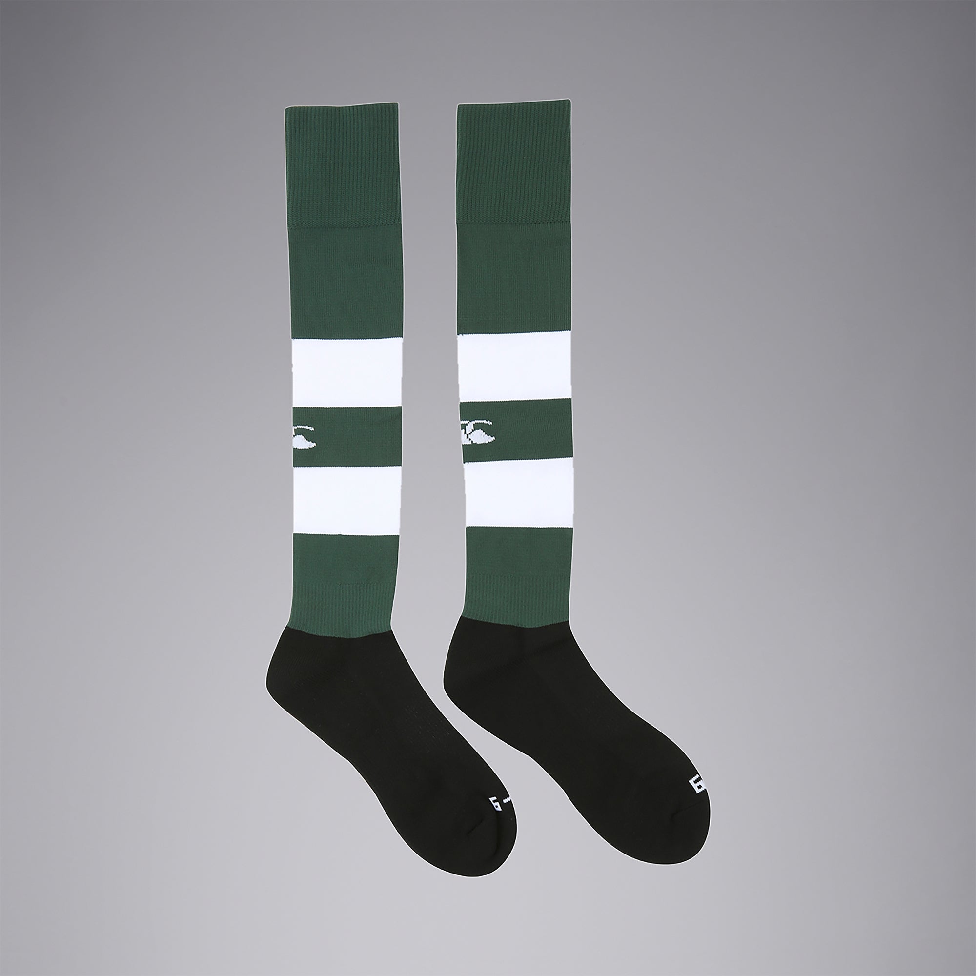 canterbury-club-calze-rugby-a-righe-unisex-verde-foresta image 1