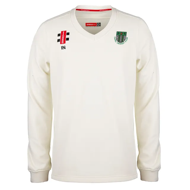 gray-nicolls-capel-cricket-club-pro-performance-maglione-match-junior-ivory image 1