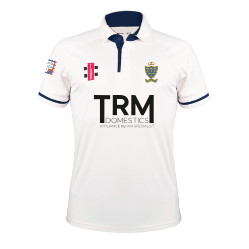 gray-nicolls-stockport-cc-senior-pro-performance-v3-maglia-s-s-avorio-navy image 1