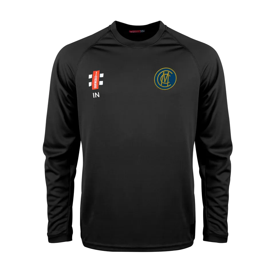 gray-nicolls-matrix-v2-t-shirt-manica-lunga-junior-marshalswicket-cc-nero image 1