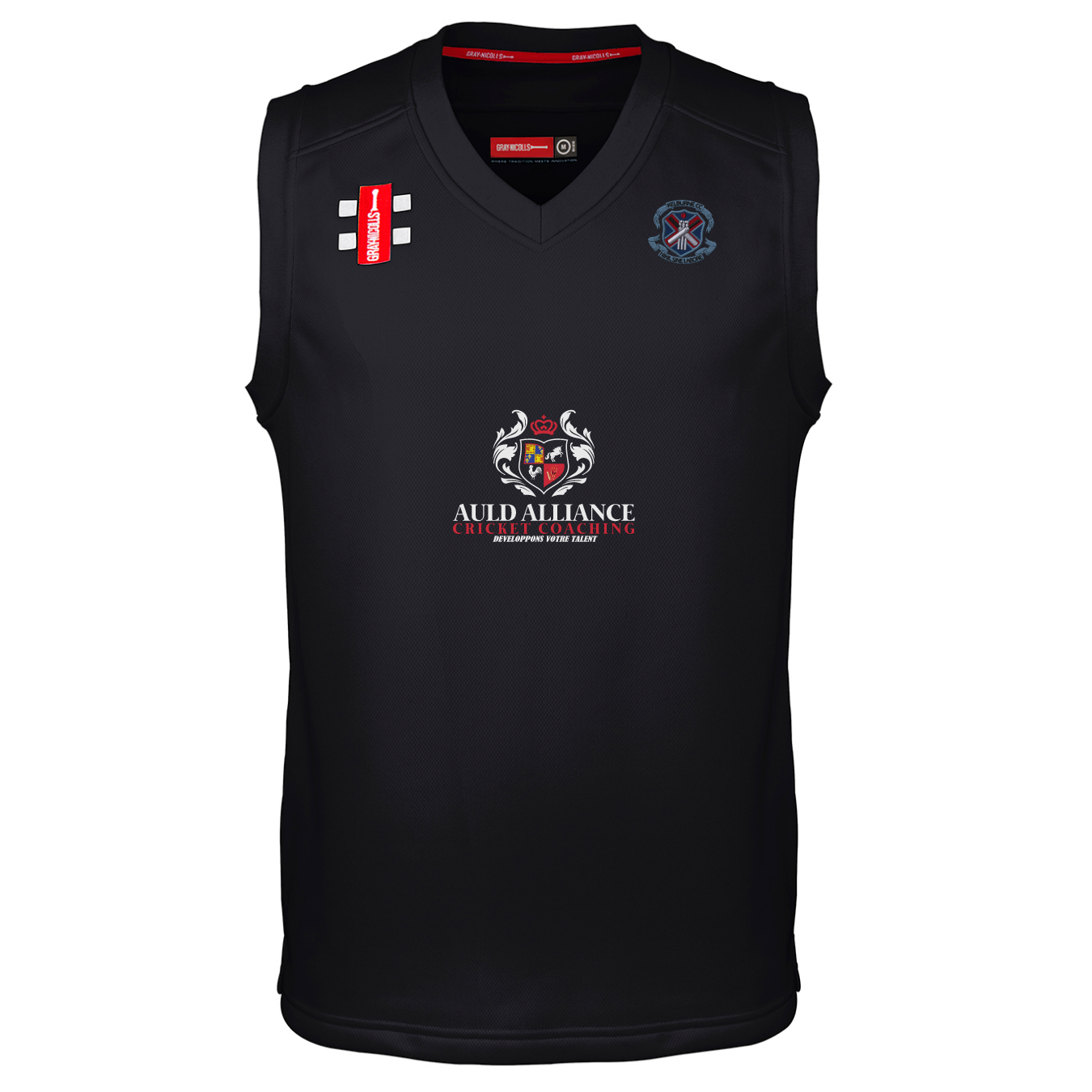 gray-nicolls-kelburne-cc-pro-performance-slipover-match-senior-nero image 1