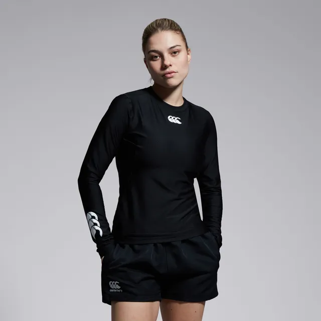 canterbury-thermoreg-top-manica-lunga-donna-nero image 1