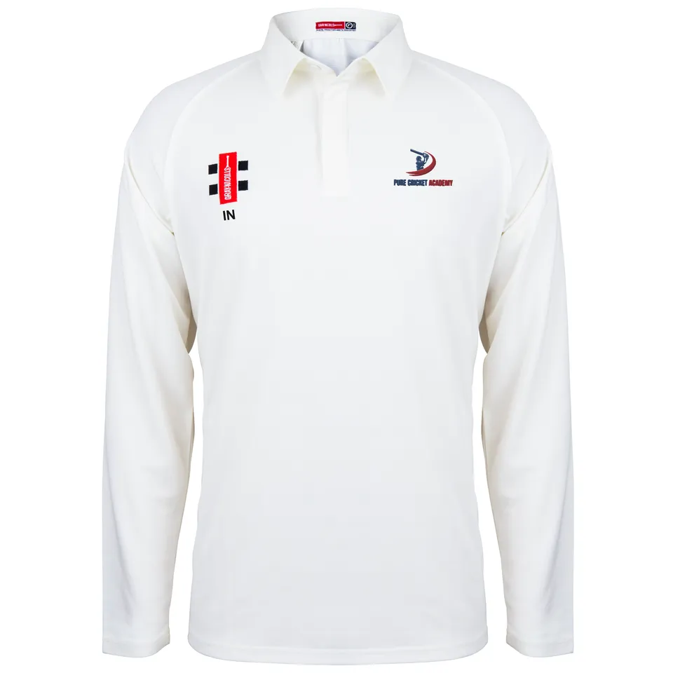 gray-nicolls-pure-cricket-academy-matrix-v2-maglia-cricket-manica-lunga-junior-a image 1