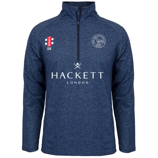 gray-nicolls-hurlingham-cc-senior-velocity-mid-layer-mezzo-zip-navy image 1