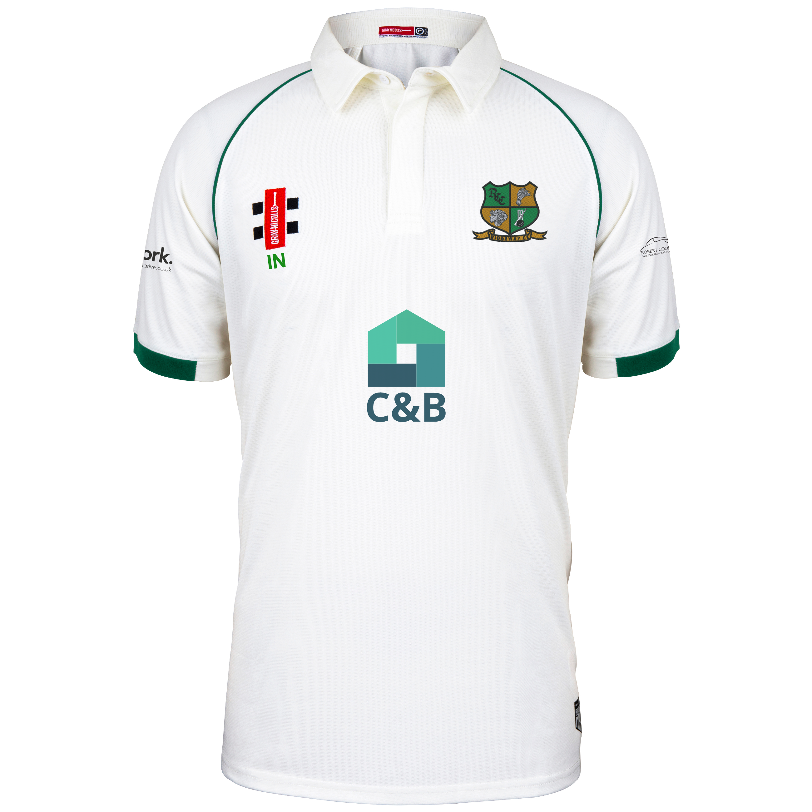 gray-nicolls-ridgeway-cc-junior-matrix-v2-maglia-cricket-manica-corta-avorio-ver image 1