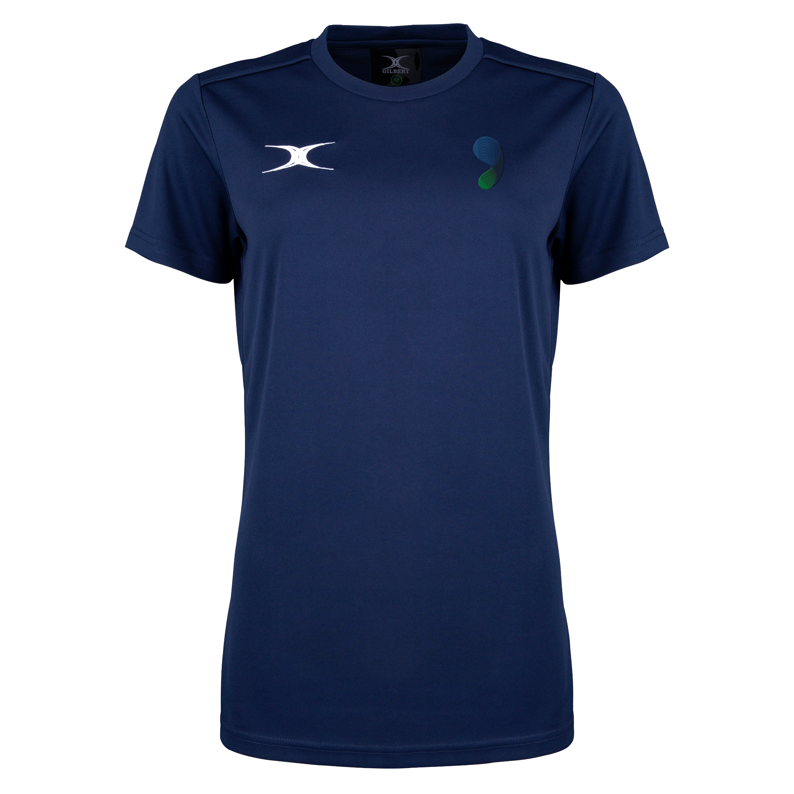 gilbert-rugby-photon-ii-t-shirt-senior-walderslade-greenacre-blu-navy image 1