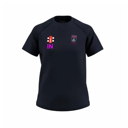 gray-nicolls-gts-t-shirt-cricket-manica-corta-donna-blu-navy-scuro image 1