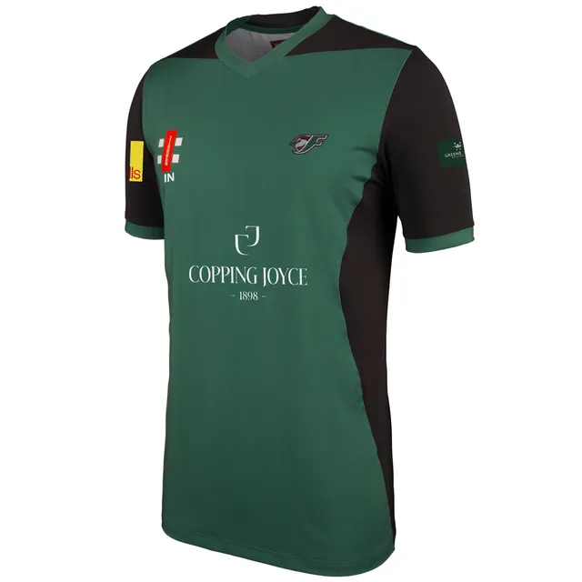 gray-nicolls-finchley-cc-pro-performance-maglia-cricket-t20-adulto-verde-nero-ma image 1