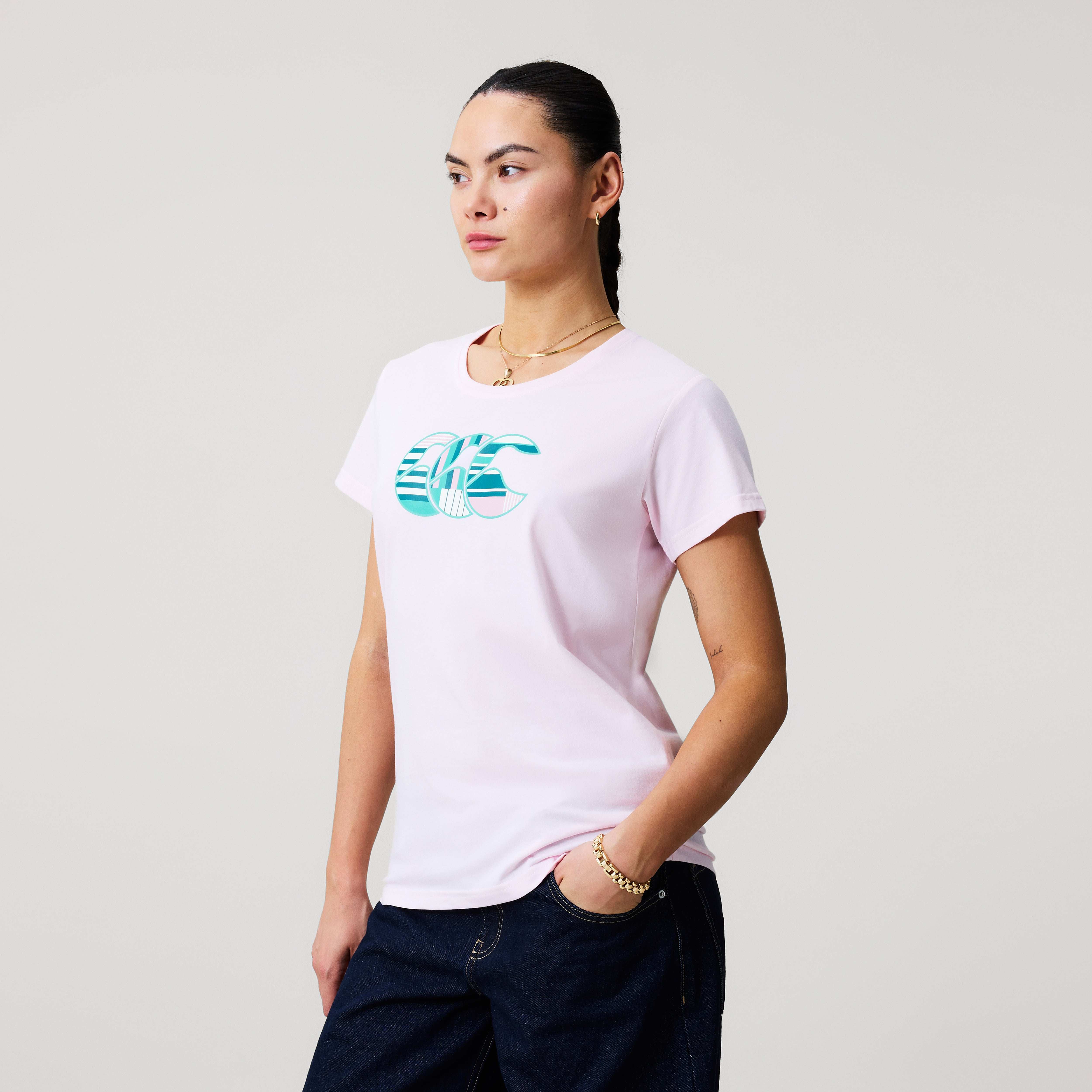 canterbury-uglies-logo-tee-donna-t-shirt-rosa image 4