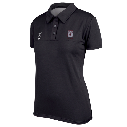 gilbert-rugby-surrey-rugby-pro-polo-donna-nera-adulto image 1