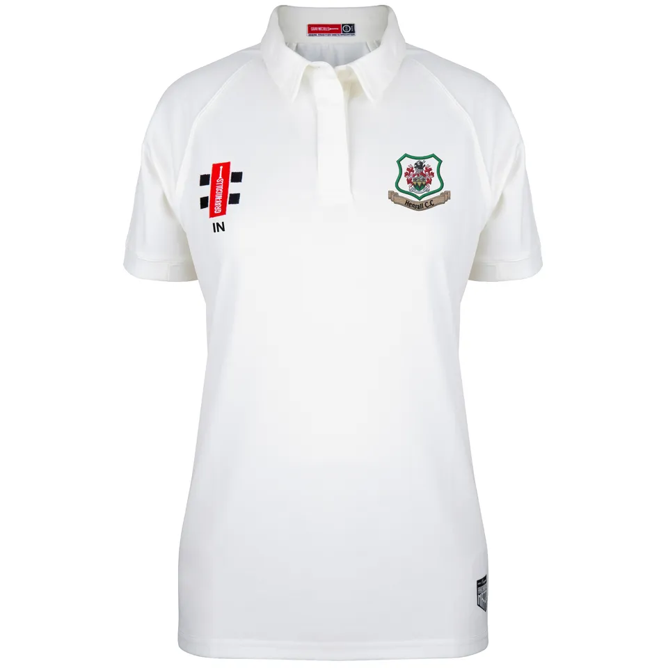 gray-nicolls-matrix-v2-maglia-cricket-manica-corta-donna-hensall-cc-avorio image 1