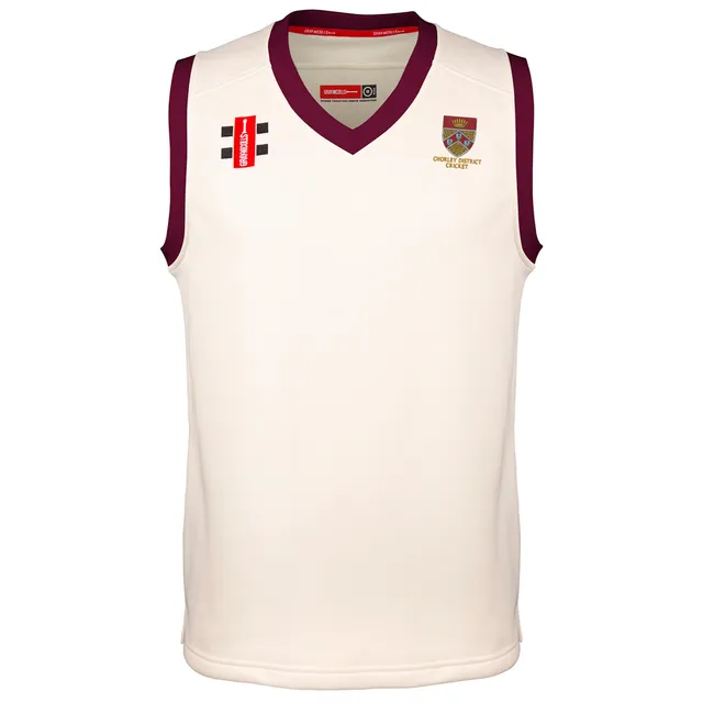 gray-nicolls-pro-performance-slipover-match-senior-chorley-district-cc-ivory-mar image 1