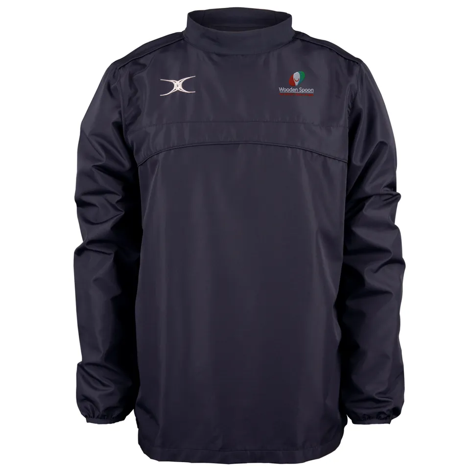 gilbert-rugby-wooden-spoon-junior-giacca-warm-up-photon-blu-navy image 1