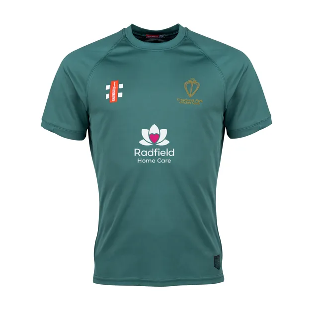 gray-nicolls-matrix-v2-t-shirt-manica-corta-junior-crowhurst-park-cc-verde-u12-u image 1