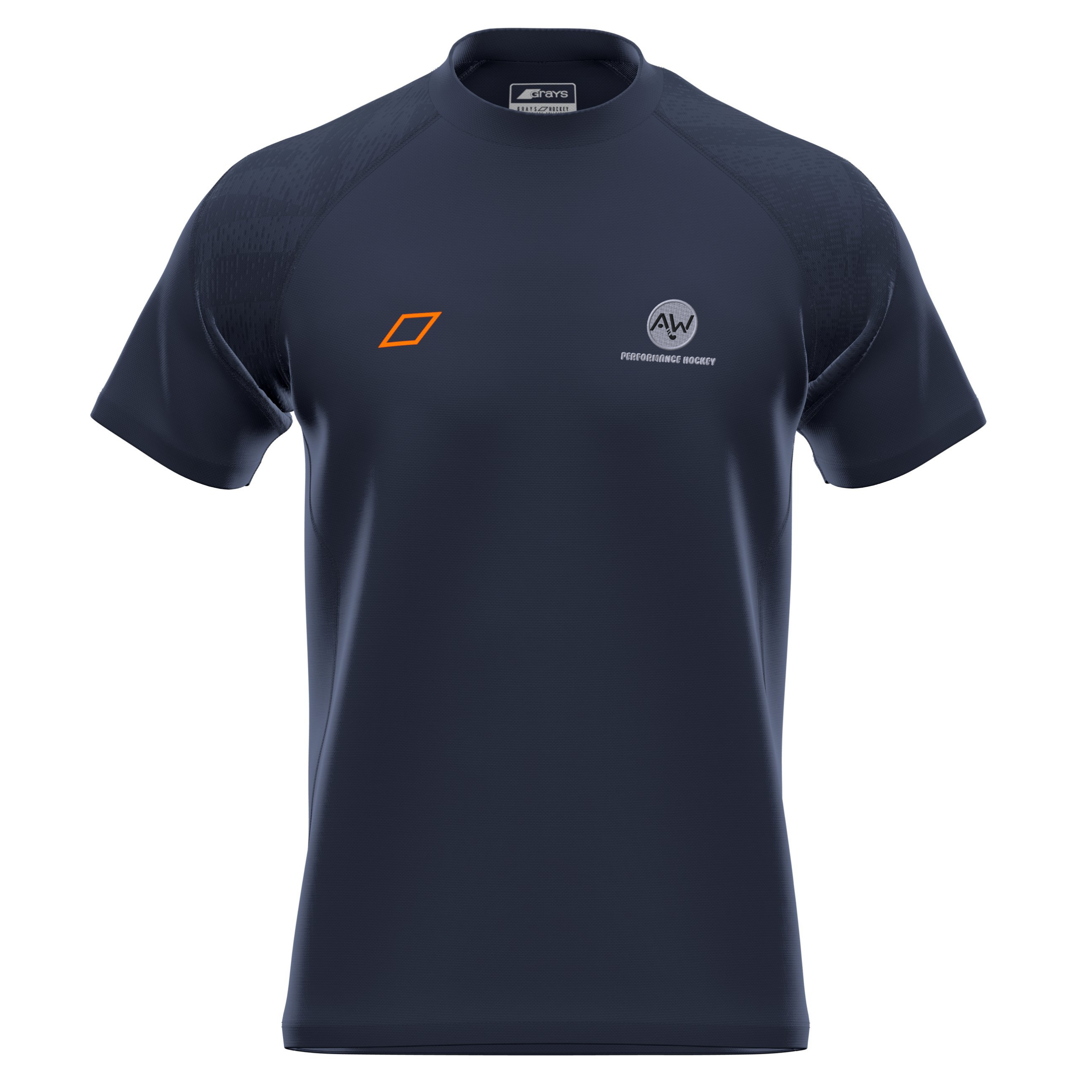 grays-gts-maglia-hockey-training-senior-blu-navy-manica-corta-aw-performance image 1