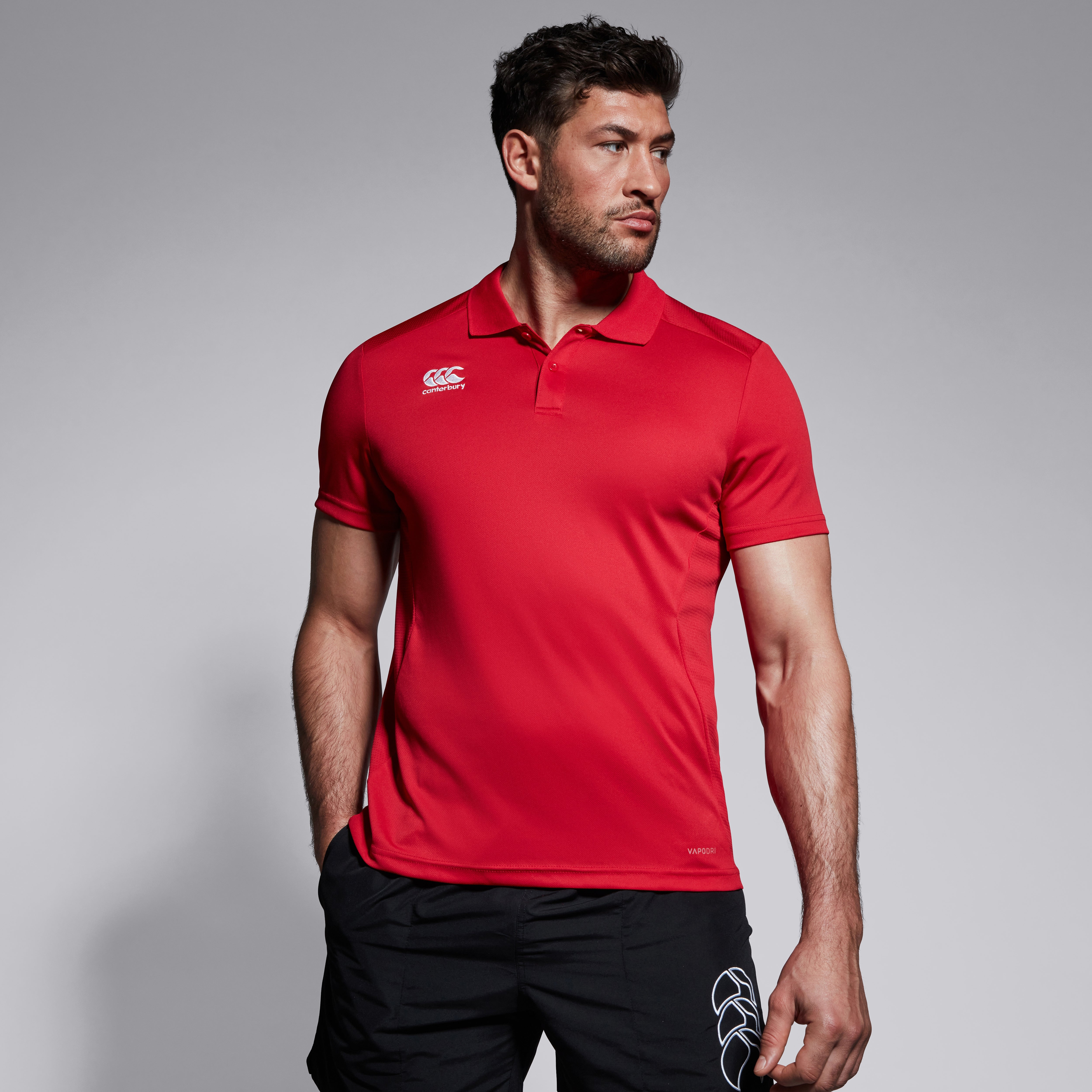 canterbury-club-dry-polo-uomo-rossa image 4
