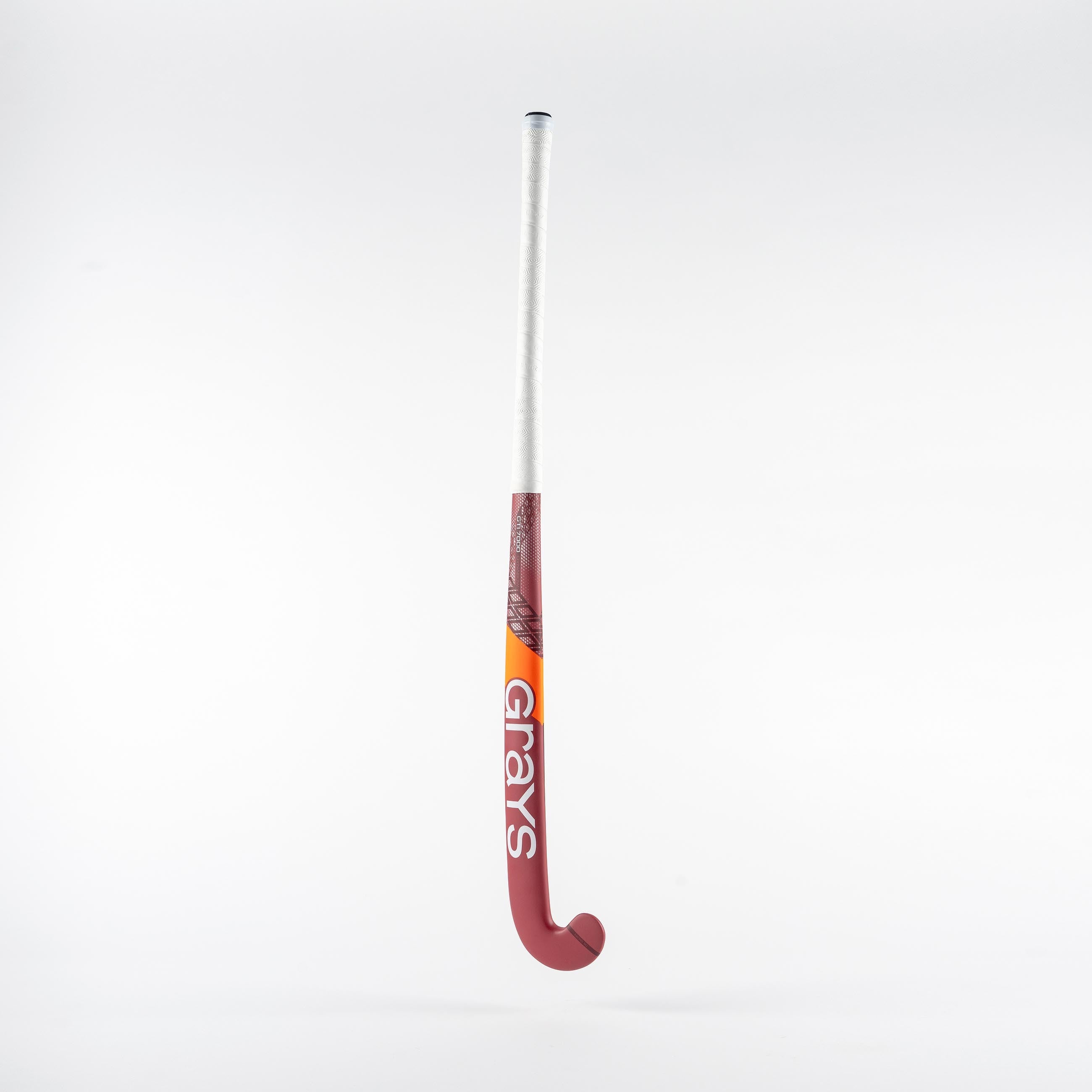 grays-gti7000-dynabow-mazza-hockey-indoor-composite-rosso-argento image 2