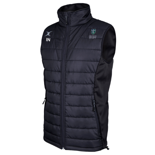 gilbert-rugby-devon-referees-pro-gilet-smanicato-adulto-nero image 1