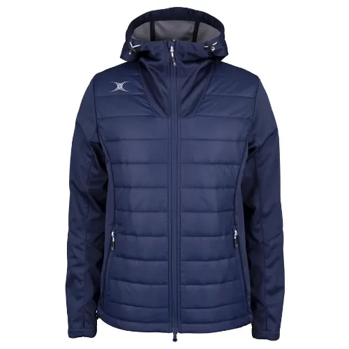 gilbert-rugby-leith-rfc-adulto-giacca-full-zip-pro-active-blu-navy-scuro-senior image 1