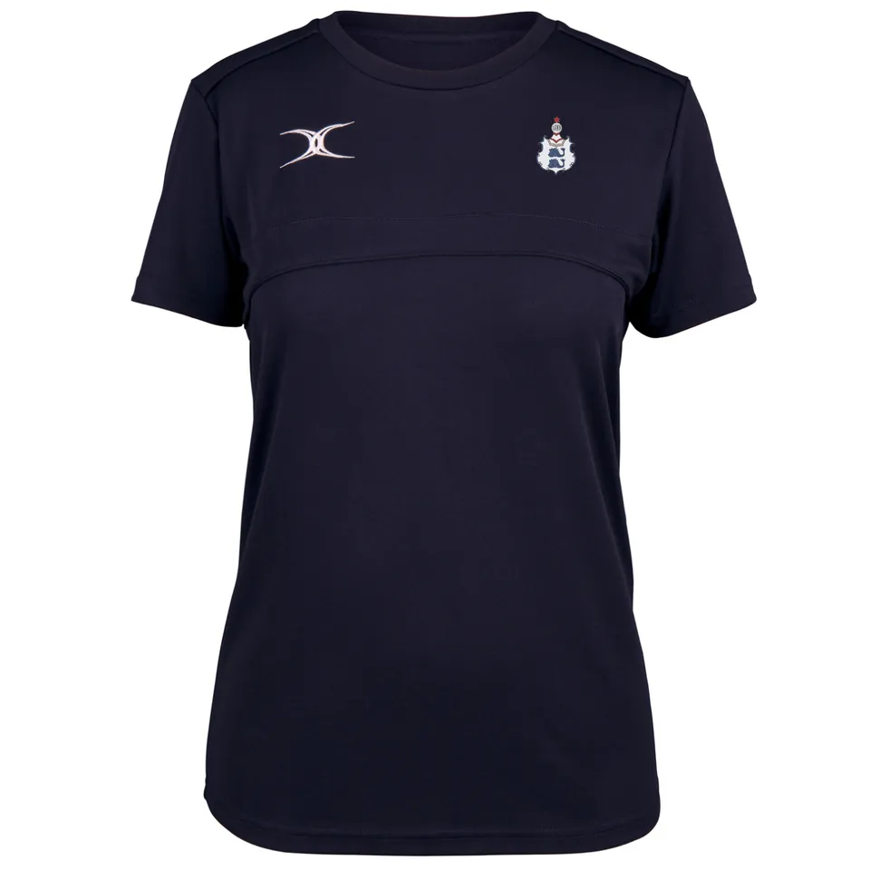 gilbert-rugby-brighton-rfc-photon-ii-t-shirt-donna-blu-navy-manica-corta image 1