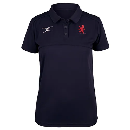 gilbert-rugby-london-scottish-f-c-polo-donna-photon-ii-blu-navy-manica-corta image 1