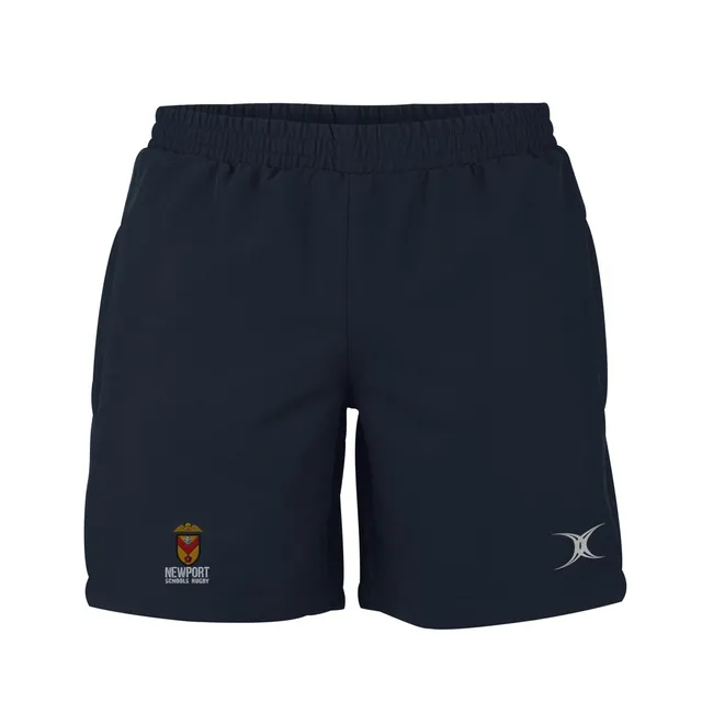 gilbert-rugby-evo-pantaloncini-rugby-senior-newport-schools-nero image 1