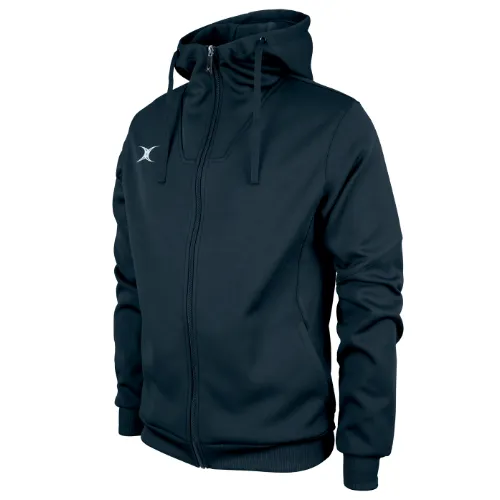 gilbert-rugby-leith-rfc-adulto-felpa-con-cappuccio-pro-uomo-blu-navy image 1