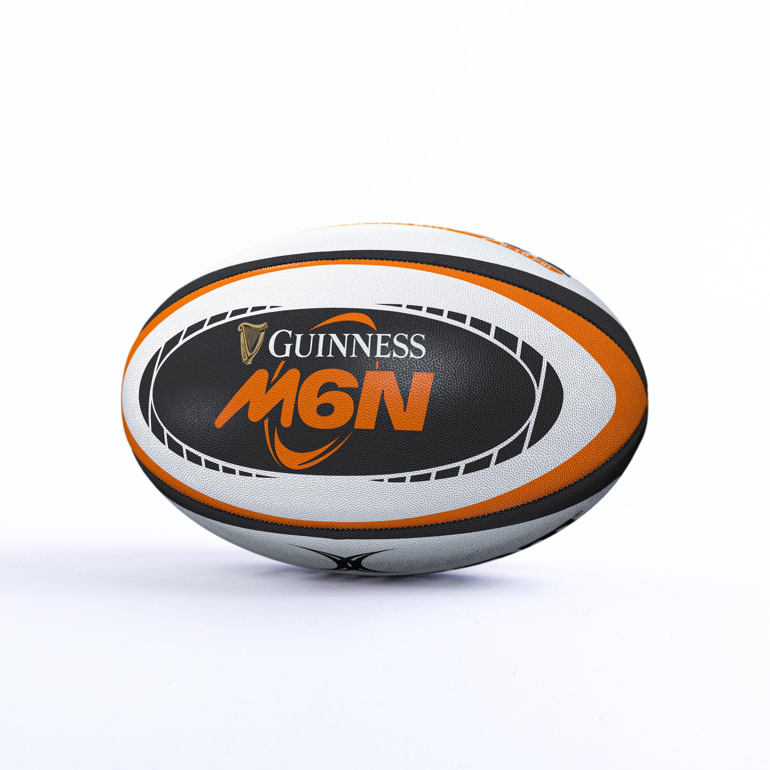 gilbert-rugby-guinness-6-nations-replica-ball-pallone-da-supporter-nero image 3