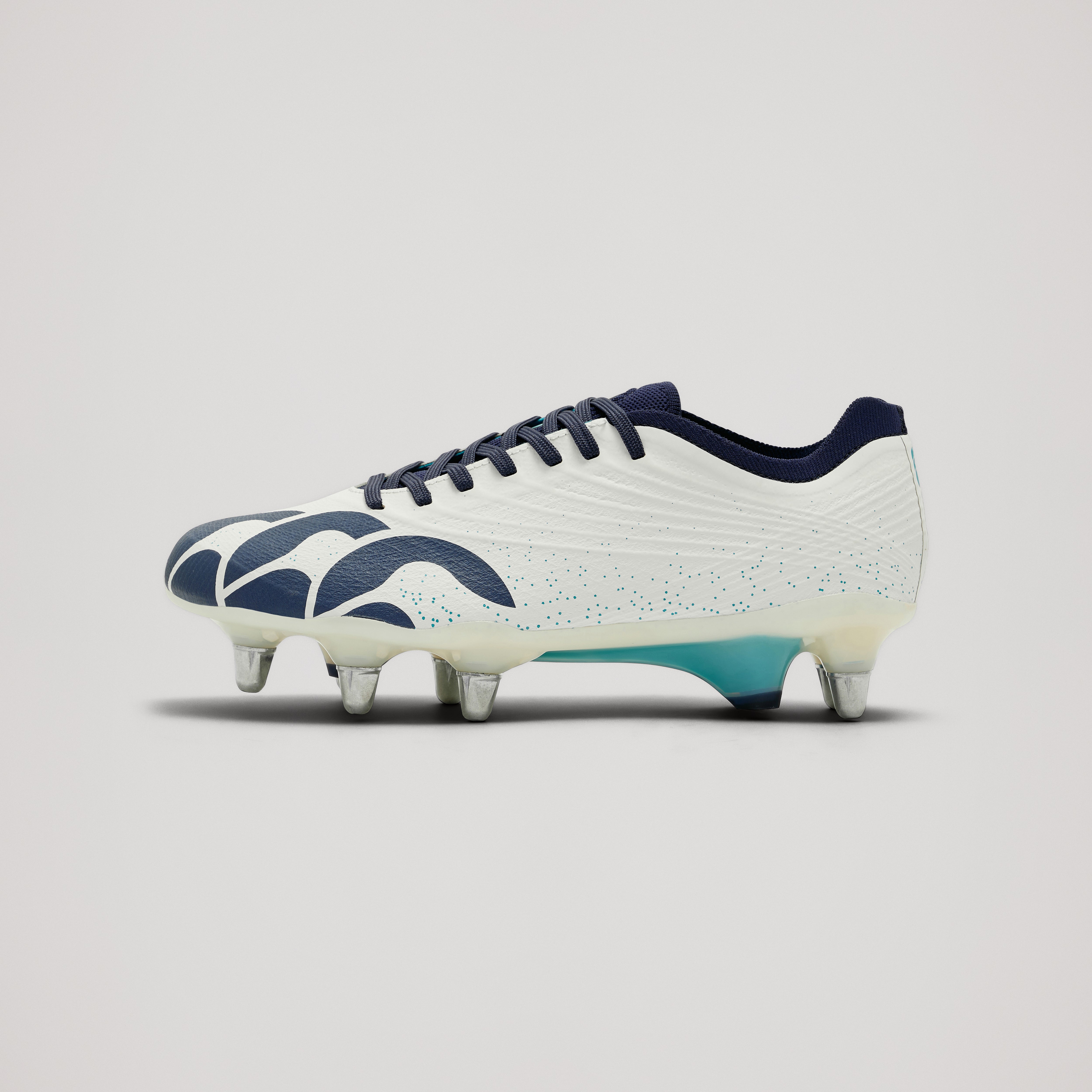 canterbury-stampede-groundbreak-elite-sg-scarpe-rugby-bianche image 1