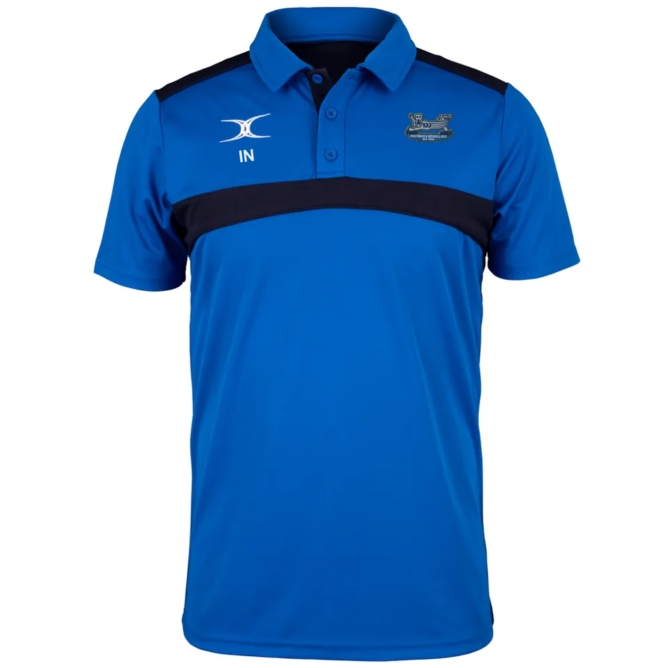 gilbert-rugby-hastings-bexhill-rfc-junior-photon-polo-royal-blu-navy image 1
