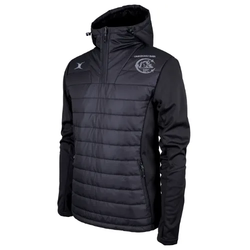 gilbert-rugby-giacca-pro-active-quarter-zip-uomo-cumbernauld-rfc-nera image 1