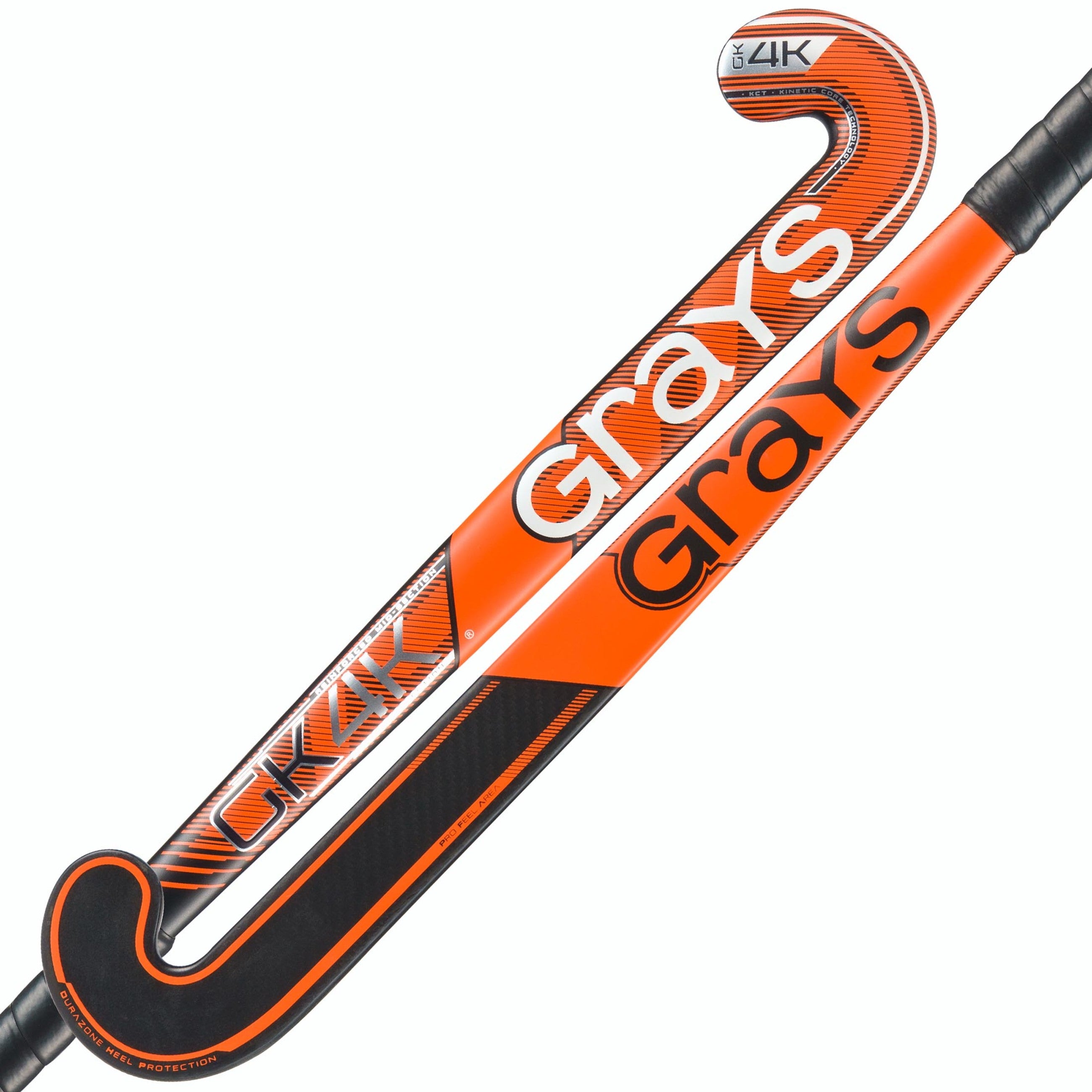 grays-gk-4k-elite-composite-bastone-portiere-hockey-black-orange image 1