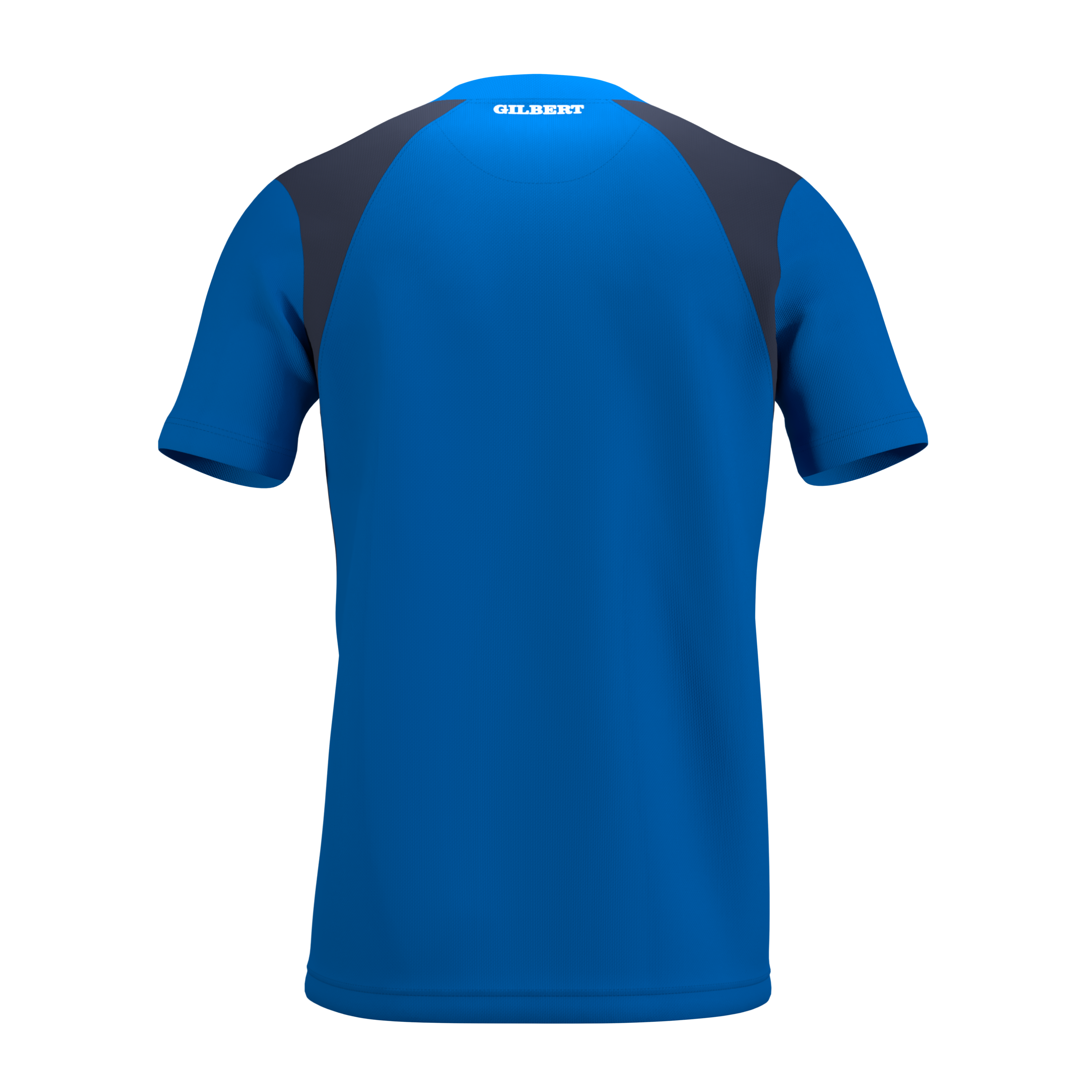 gilbert-rugby-henley-hawks-atom-t-shirt-royal-blu-navy-unisex image 2