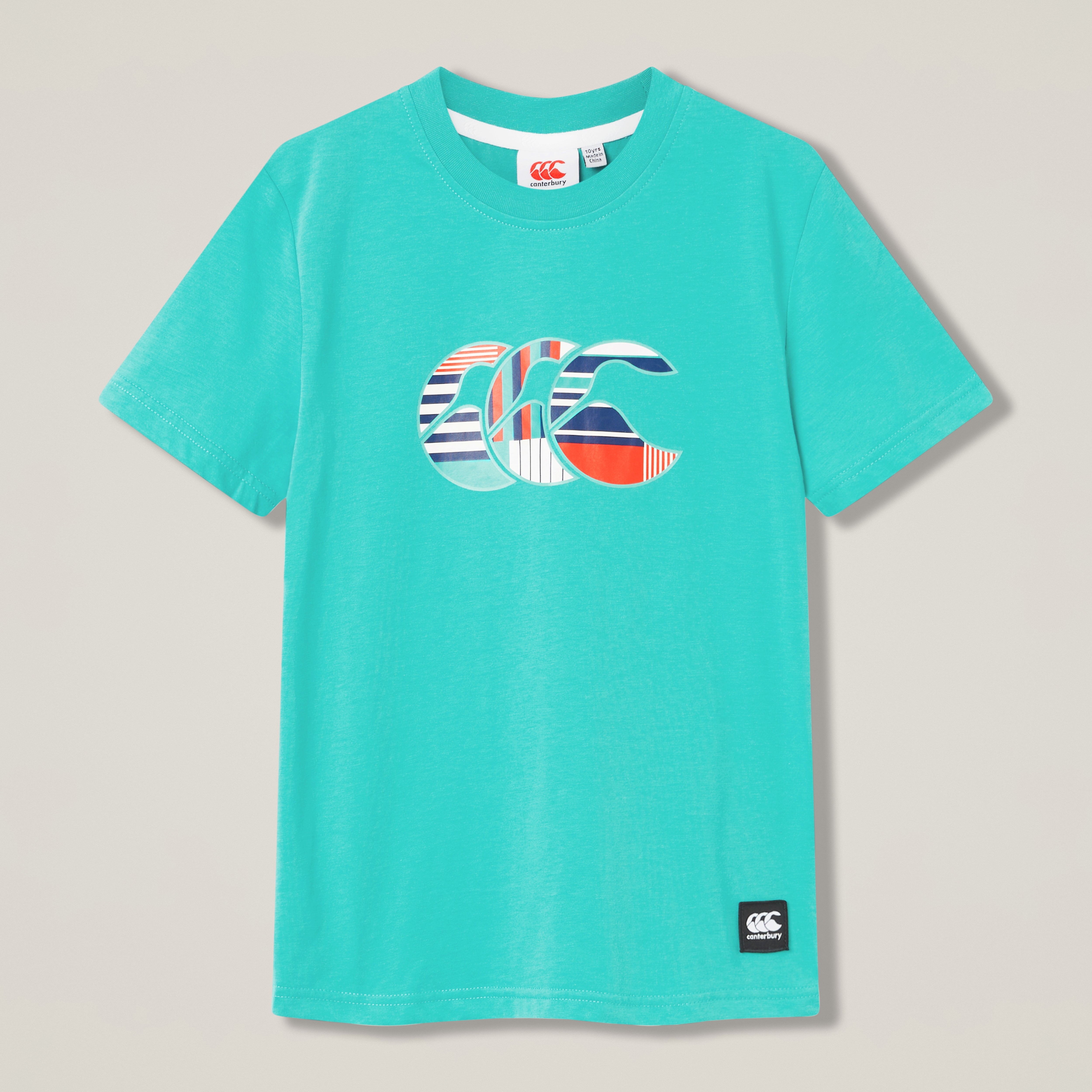 canterbury-kids-uglies-logo-t-shirt-turchese image 1