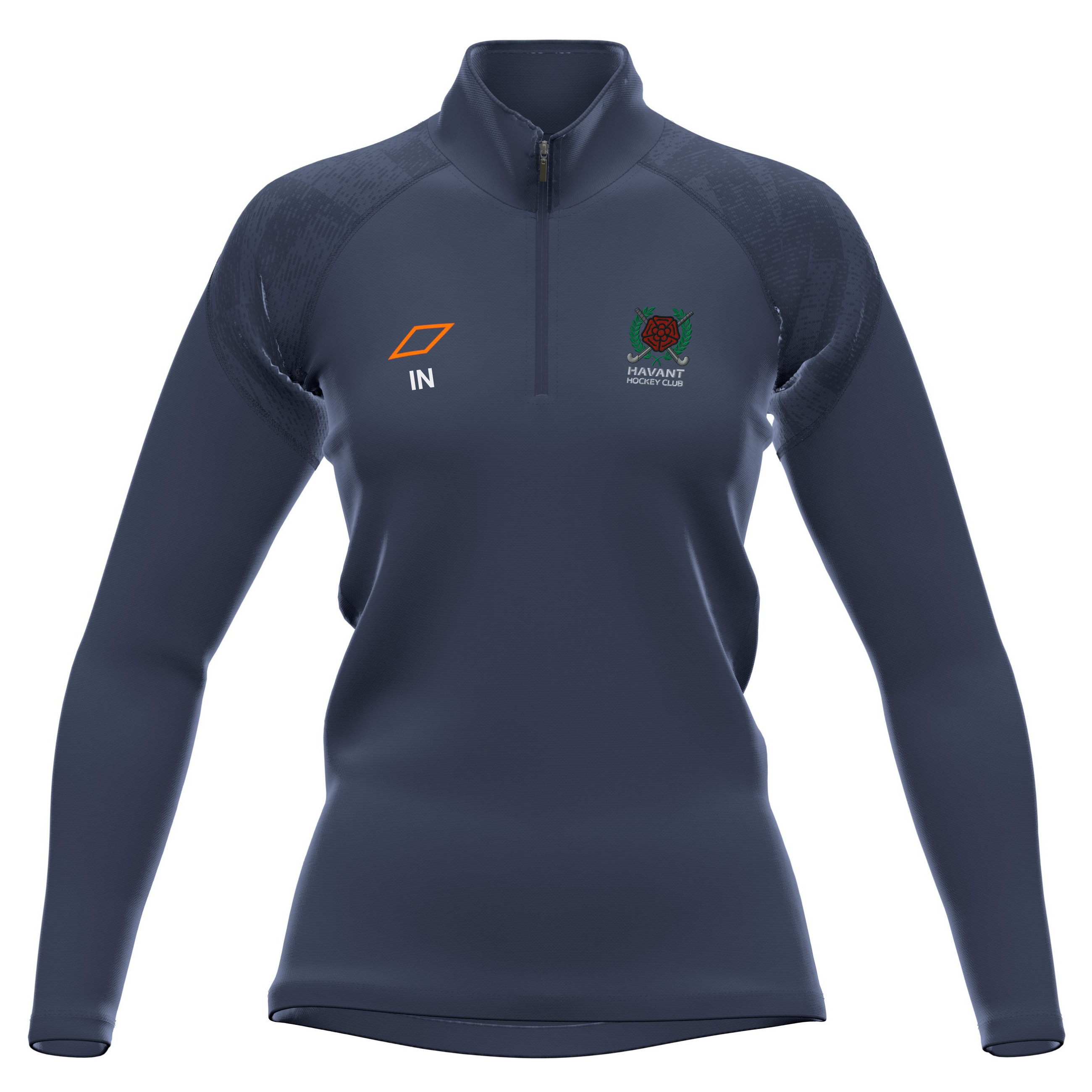 grays-havant-hc-donna-pile-gts-1-4-zip-blu-navy-scuro image 1