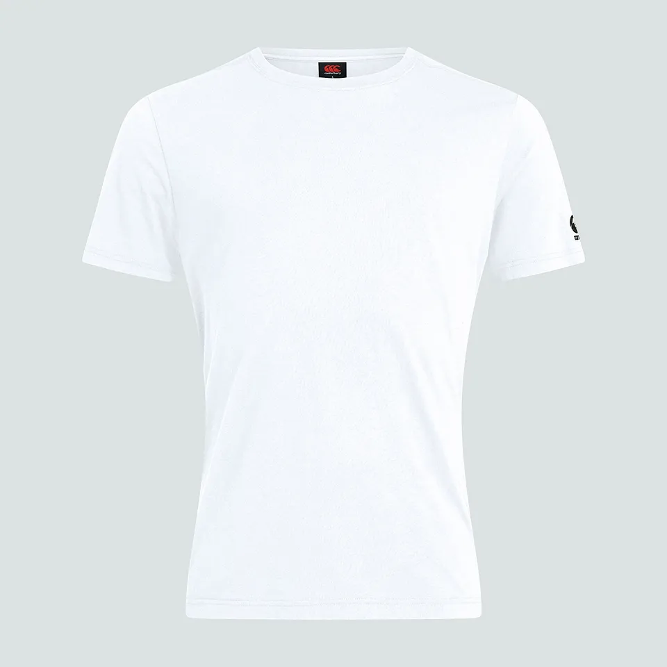 canterbury-club-plain-tee-t-shirt-rugby-uomo-bianca image 1