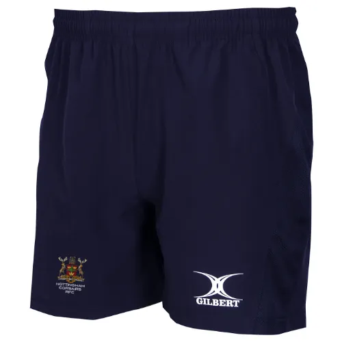 gilbert-rugby-nottingham-corsairs-rfc-pro-pantaloncino-leisure-donna-blu-navy image 1