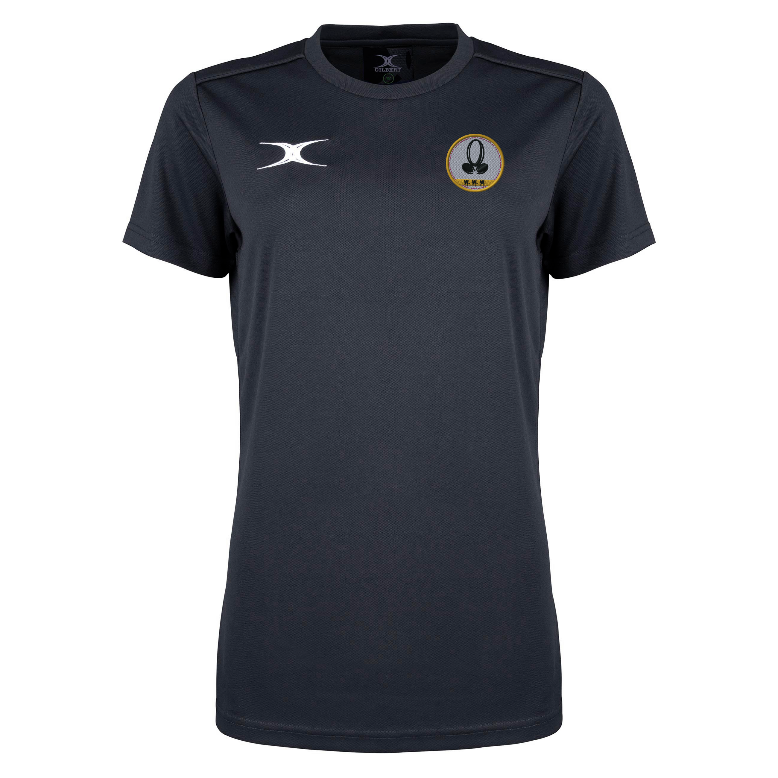 gilbert-rugby-photon-ii-t-shirt-manica-corta-nera-senior image 1