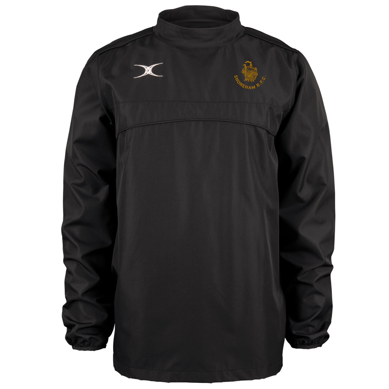 gilbert-rugby-shoreham-rfc-photon-giacca-warm-up-uomo-nero image 1