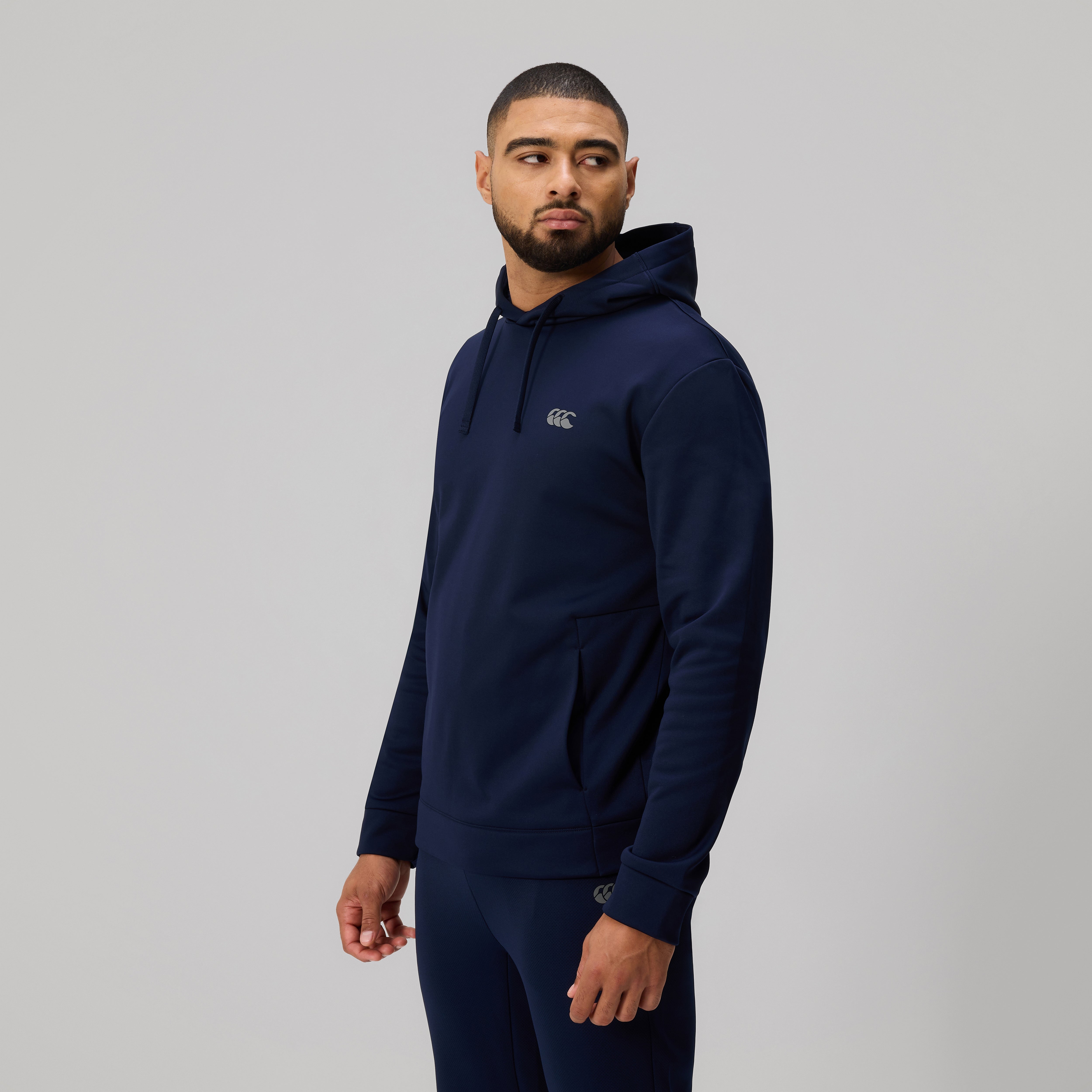 canterbury-tempo-felpa-con-cappuccio-training-uomo-blu-navy image 4