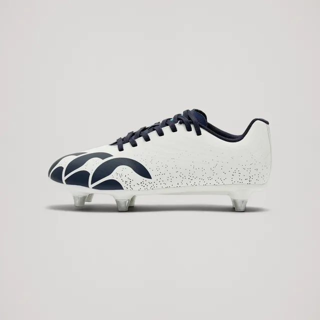 canterbury-junior-stampede-groundbreak-team-sg-white-scarpe-rugby-junior-tacchet image 1