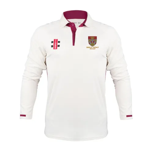 gray-nicolls-chorley-district-cc-pro-performance-v3-maglia-cricket-manica-lunga- image 1