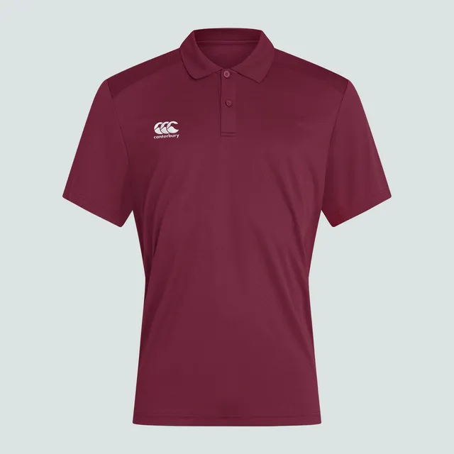 canterbury-club-dry-polo-uomo-bordeaux image 1