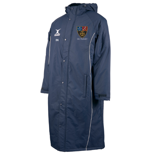 gilbert-rugby-old-cranleighan-rfc-adulto-navy-giacca-touchline image 1