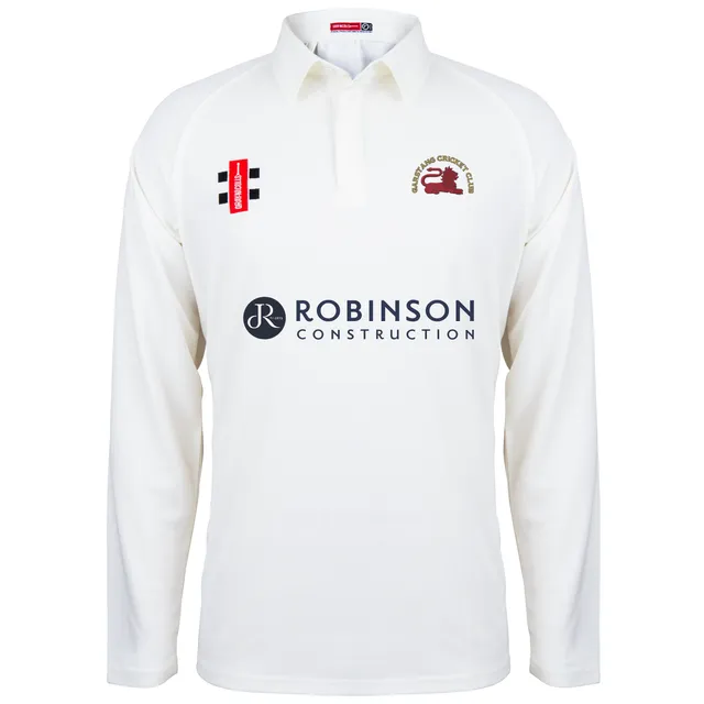 gray-nicolls-garstang-cc-junior-matrix-v2-maglia-cricket-manica-lunga-avorio image 1