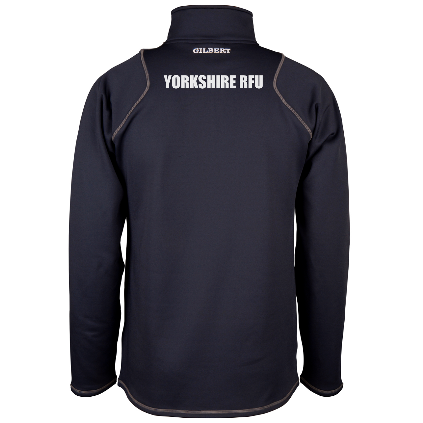 gilbert-rugby-yorkshire-rfu-quest-pile-1-4-zip-bambino-blu-navy-scuro image 2